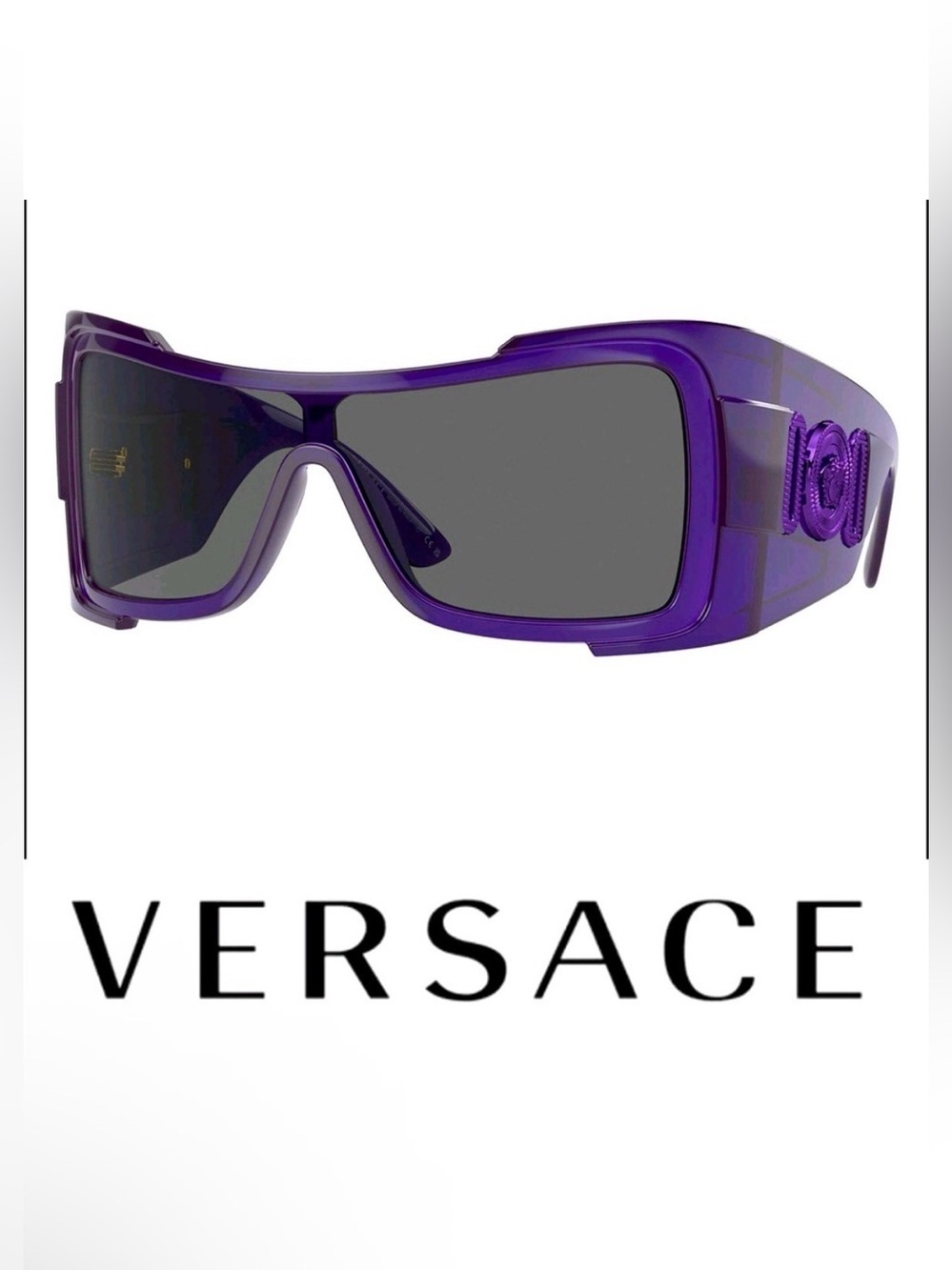 Versace 4451 Purple Wide Frame Sunglasses